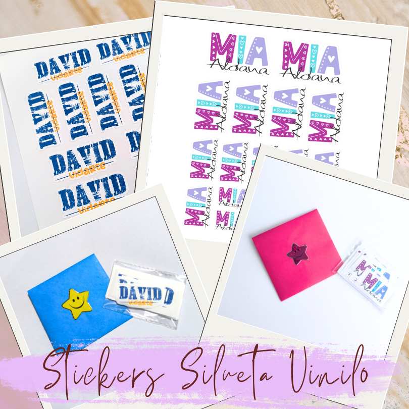 Stickers silueta Paper Design